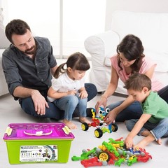 Stem Building Toys for 3 4 5 6 7 8 Year Old Boys Girls Kids,180 Pieces…
