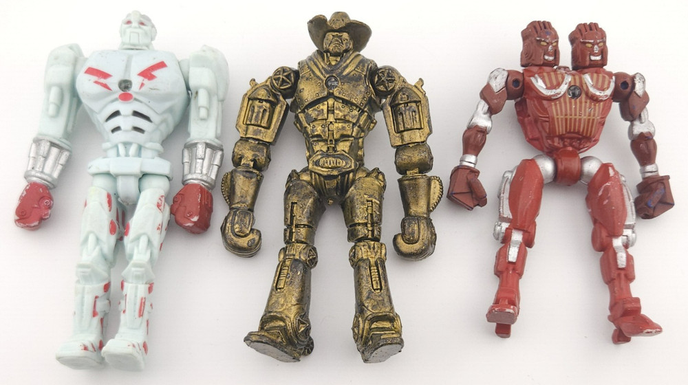 3 Action Figures Real Steel Twin Cities. Six Shooter, Ambush by Jakks Pacific