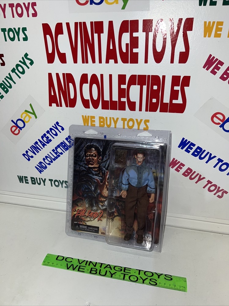 Neca Evil Dead 2 Retro Deadite Ash Necronomicon Action Figure Reel Toys 2014