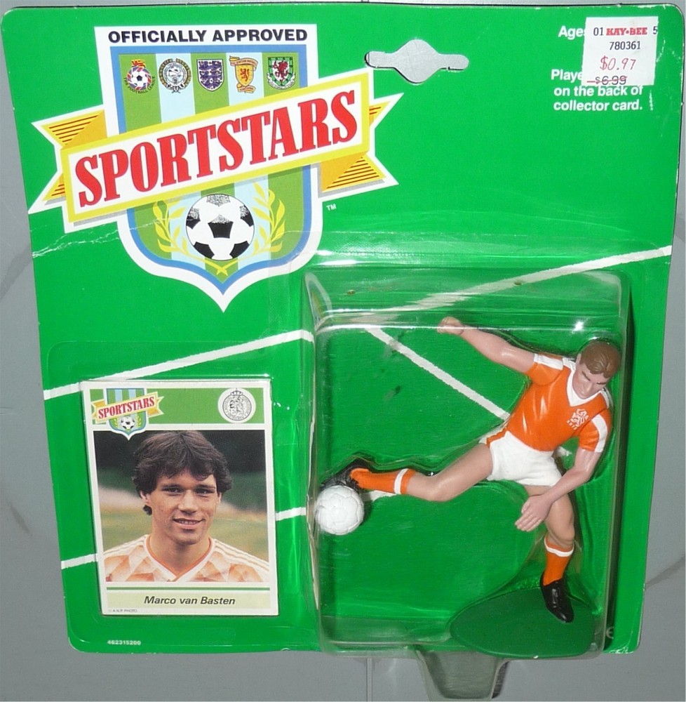 MARCO VAN BASTEN Kenner Tonka 1989 Sportstars Netherlands Soccer Figure READ
