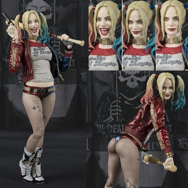SHF Suicide Squad The Clown’s Girl Harley Quinn PVC Action Figure NEW IN BOX 6in