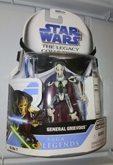 STAR WARS SAGA LEGENDS # 7 GENERAL GRIEVOUS ROTS FIGURE NEW SEALED 2008