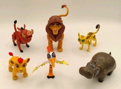 Just Play Disney Junior The Lion King, Lion Guard Action Figures, Lot Of 6