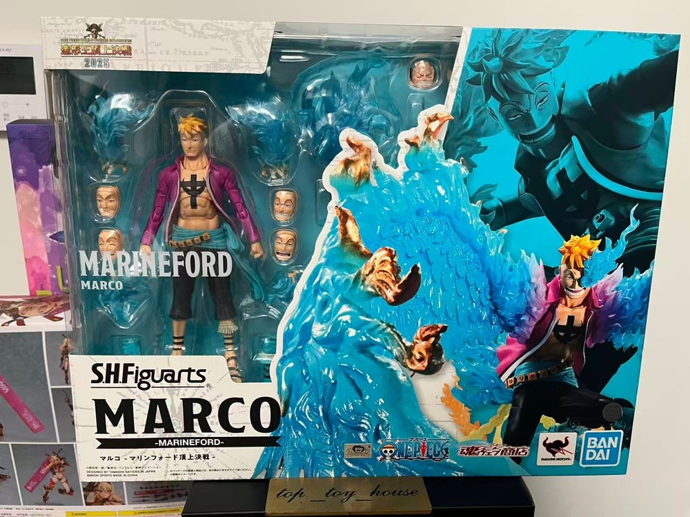 Bandai S.H.Figuarts One Piece Marco Battle of Marineford Action Figure In Stock