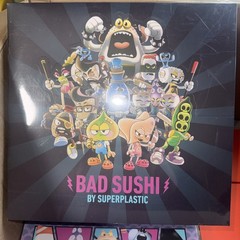 Superplastic BAD SUSHI 1 CASE of 12 Blind Boxes 3″ Mini Figures Factory SEALED