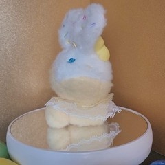 NOMMI BABY SWEETHEART BUNNY CHARM- Confirmed Pudding Cream! 💛🐇💛