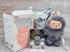 POP MART Labubu Grey V3 Secret ID Hidden Secret ID Grey Rare Labubus