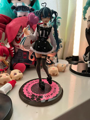 21cm Hatsune Miku Sweet Lolita Figure Heart Wand Anime Statue Model Toy With Box