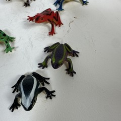 Lot 11 Frog Action Figures Wildlife Animal Toys Amphibian Rainforest Dart G