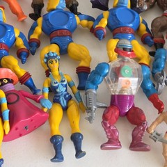 80’s Masters of the Universe Action Figures Lot of 30 Vintage MOTU He-Man