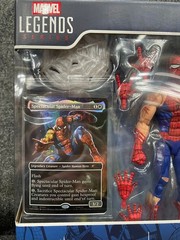 HASBRO Marvel Legends Magic The Gathering Battle Damaged Spider-Man Figure
