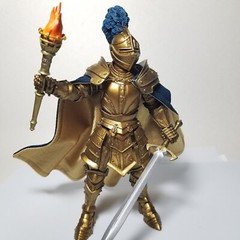 Custom Wired Cape fits Gold Knight & 1.0 body Mythic Legions Fodder CAPE ONLY
