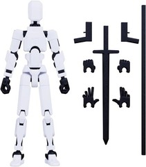Customizable 3D Printed Titan 13 Action Figure – Fully Articulated Robot Toy