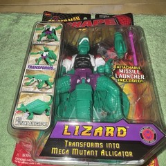 1998 Marvel Spiderman Sneak Attack Shape Shifters Lizard Action Figure New