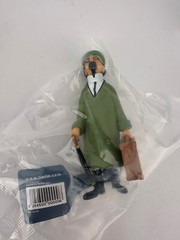 Original The Adventures of Tintin Action Figures 6 PCS Set Toy Cake Toppers NEW