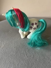 Vintage 80s My Little Pony G1 Gusty Unicorn