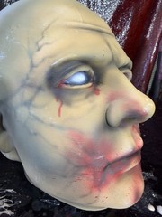 ZOMBIE MALE 3D PRINT HEAD SCULPT 1:1 RATIO LIFE SIZE