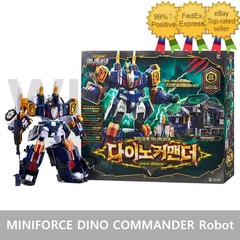 MINIFORCE Dinoid Warrior DINO COMMANDER Transformer Robot Trailer Robot Toy2025_