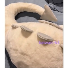 Snow Dragon Plush Toy Cute Soft Little Dragon Pillow Doll Birthday Gift Decorate