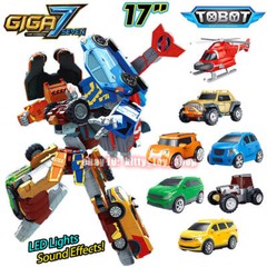 Tobot X Y Z D V K T Combiner Robot GIGA 7 Figure Integration Boy Toy Car Vehicle