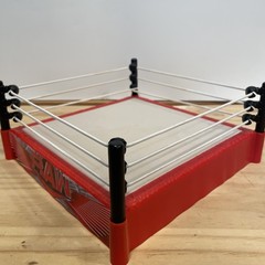 WWE Knuckle Crunchers Rebound Ring Mattel – No Figures Or Accessories