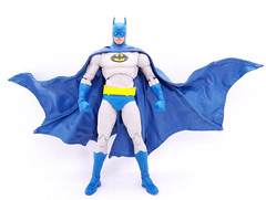 SU-MF-C-KF-BK: Custom Black Wired Cape for McFarlane Knightfall Batman