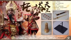 1/6 H19019 HAOYUTOYS Chinese Myth Tota Kings Li Jing Deluxe Ver. Action Figure