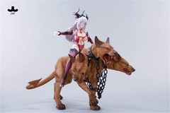 JXK 1/6 Fierce Hell Three-headed Dog Figure Animal Model Adult Xmas Gift Toys