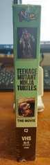 Teenage Mutant Ninja Turtles sealed 1990 VHS & Raphael action figure new