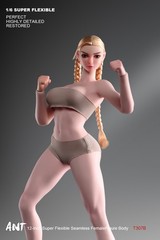 ANT T307 1/6th Female Fitness Model Action Figure Body 12in Muscle Bust Soldier