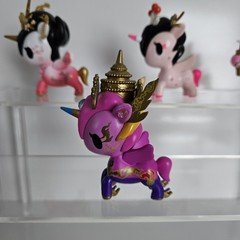 Lot Of 5 Tokidoki Unicornos Figures Thai Princess, Tiger, Cherry Blossom, Bunny