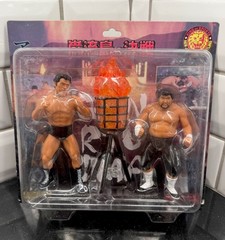 2001 NJPW CharaPro ANTONIO INOKI vs MASA SAITO Figure Set AJPW WWE AEW Mattel