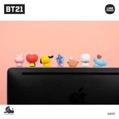 Korea BTS BT21 Baby Line Friends Ver.3 Monitor Figure Toys Office Decoration