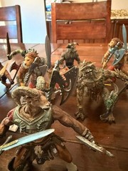 Lot Of 13 Papo Mutants Lizard Tiger Ram Alligator Lion and More! New with Tags!