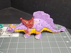 TMNT Ninja Turtles Cave Turtle Mike & Silly Stegosaurus 1993 Near Complete GUC