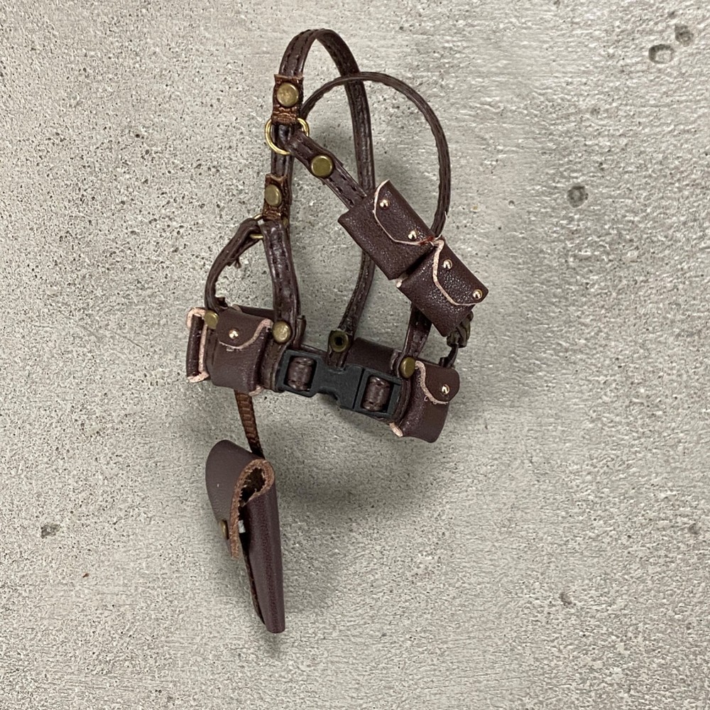 SU-CAPH-BN: 1/12 Brown harness utility belt for Marvel Legends Captain America