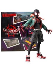 Spider-Man Action Figure Miles Morales Into The Spider Verse Toy Gift With Box