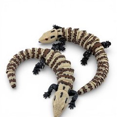 3D Printed Blue-Tongue Skink – Fully Articulated Flexi (11 Inches Long)
