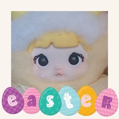 NOMMI BABY SWEETHEART BUNNY CHARM- Confirmed Pudding Cream! 💛🐇💛