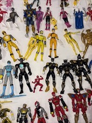 Huge Enormous Lot Bandai Power Rangers Action Figures 1990’s 2000’s Movie Loose