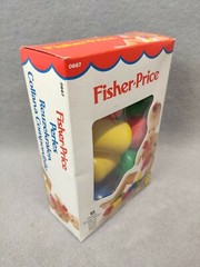 Fisher Price 0667 15 Colored Pieces Construction 6 12 24 36 Months 3 4 Years