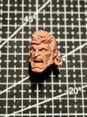1/12 1/4 1/6 1/18 Unpainted Bro. Brock Samson Head Carved Model Toys