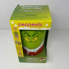 Poppowls Grinch Green Popcorn Kit: Bucket, 2 Bowls, Popcorn + Seasoning