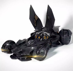 NEW Yuanye Culture XIWANSHE Justice League Batmobile 1/12 Model Kit Collection
