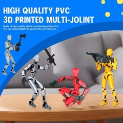 6 Pack Assembly Completed T13 3D Action Figure,Dummy Nova Titan Lucky 13 Acti…