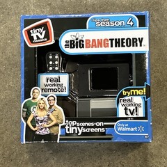 Big Bang Theory Tiny TV Classics Real Working TV & Remote Arcade Toys Brand New!