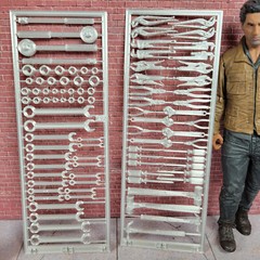 Tool Set 1/10 Scale Model Prop Kit Shop Garage Diorama Dollhouse Accessory