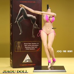 1/6 Seamless Female Body Big Bust Suntan JOQ-10E-BS Action Figure For 12in Doll