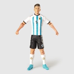 Banbo Toys SOCKERS Argentina Julian Alvarez 8″ Collectible Soccer Action Figure