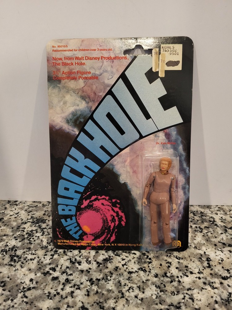 Dr. Kate McRae 1979 3.75″ THE BLACK HOLE Mego Disney Vintage MOC NEW